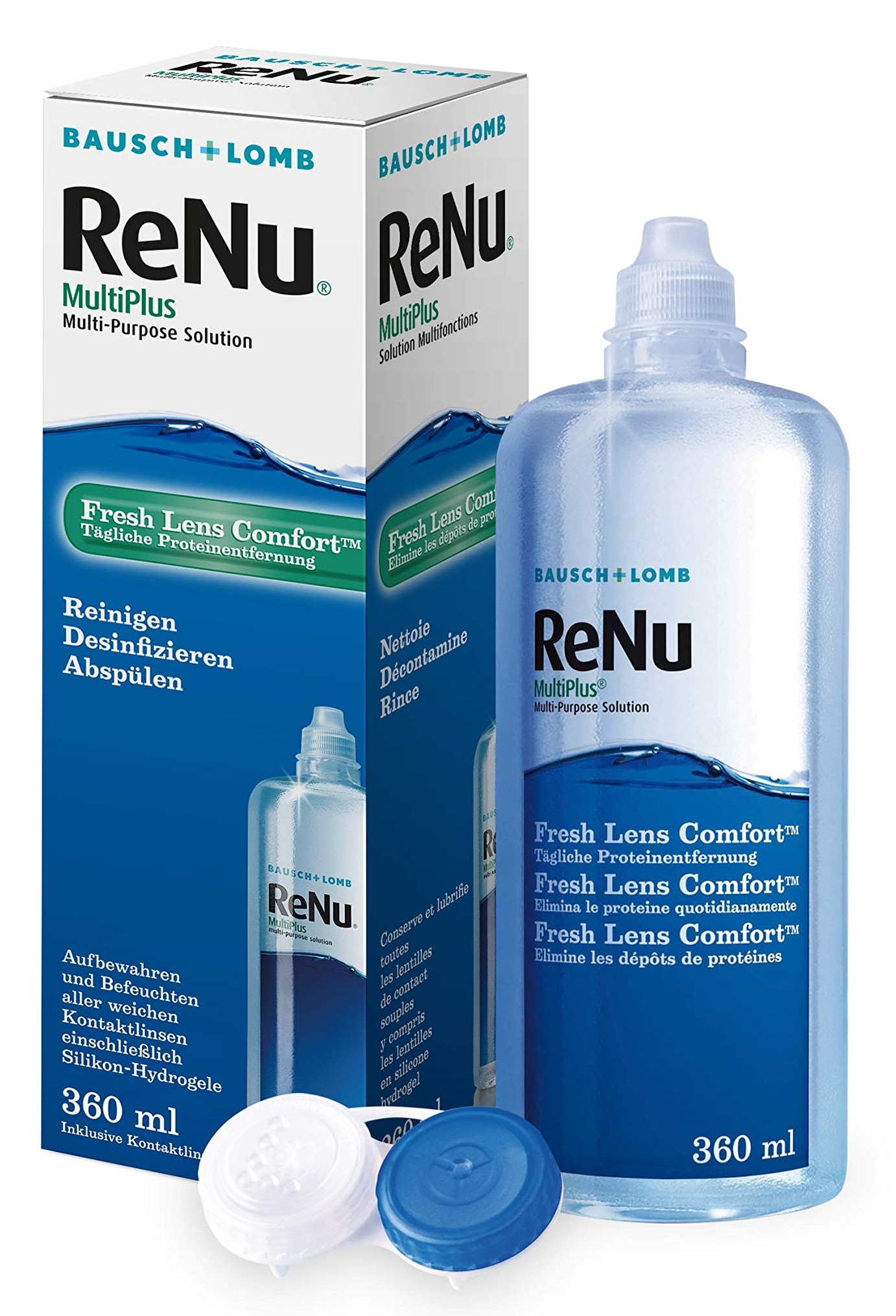 ReNu MultiPlus 1 x 360 ml. from the manufacturer Bausch+Lomb in category Multi purpose solutions